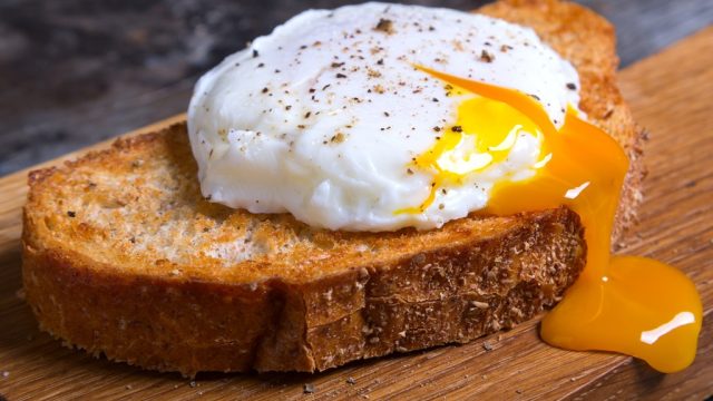 Poached egg toast