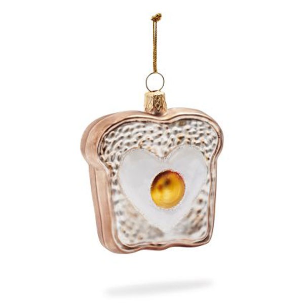 egg toast ornament