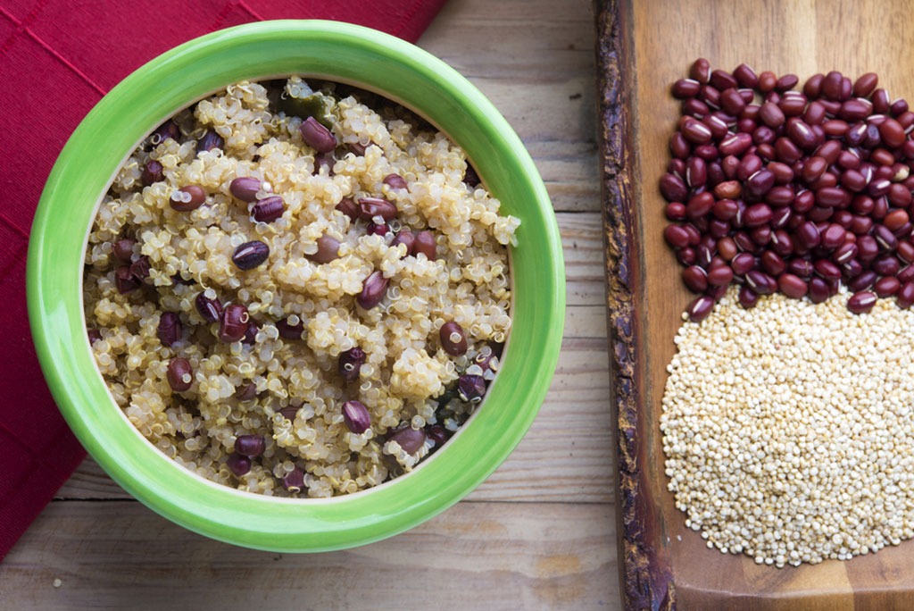 Quinoa and black beans