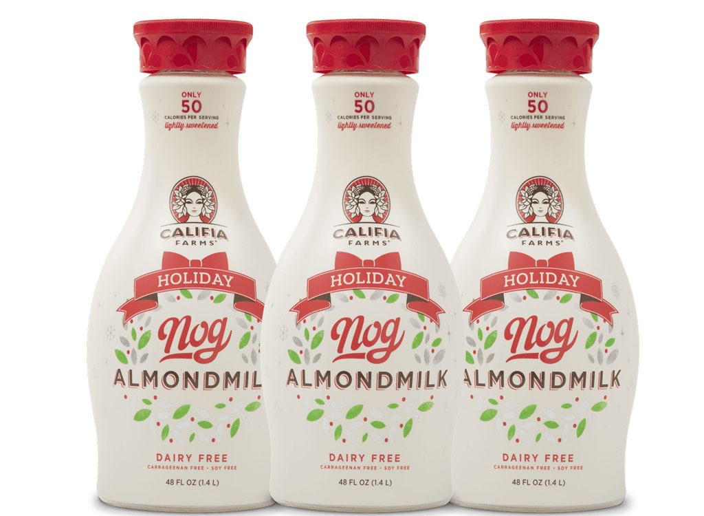 califia farms pure almond milk egg nog