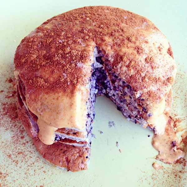 10. Blueberry Protein & Collagen Pancakes