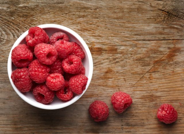 Sugary fruits ranked Raspberries