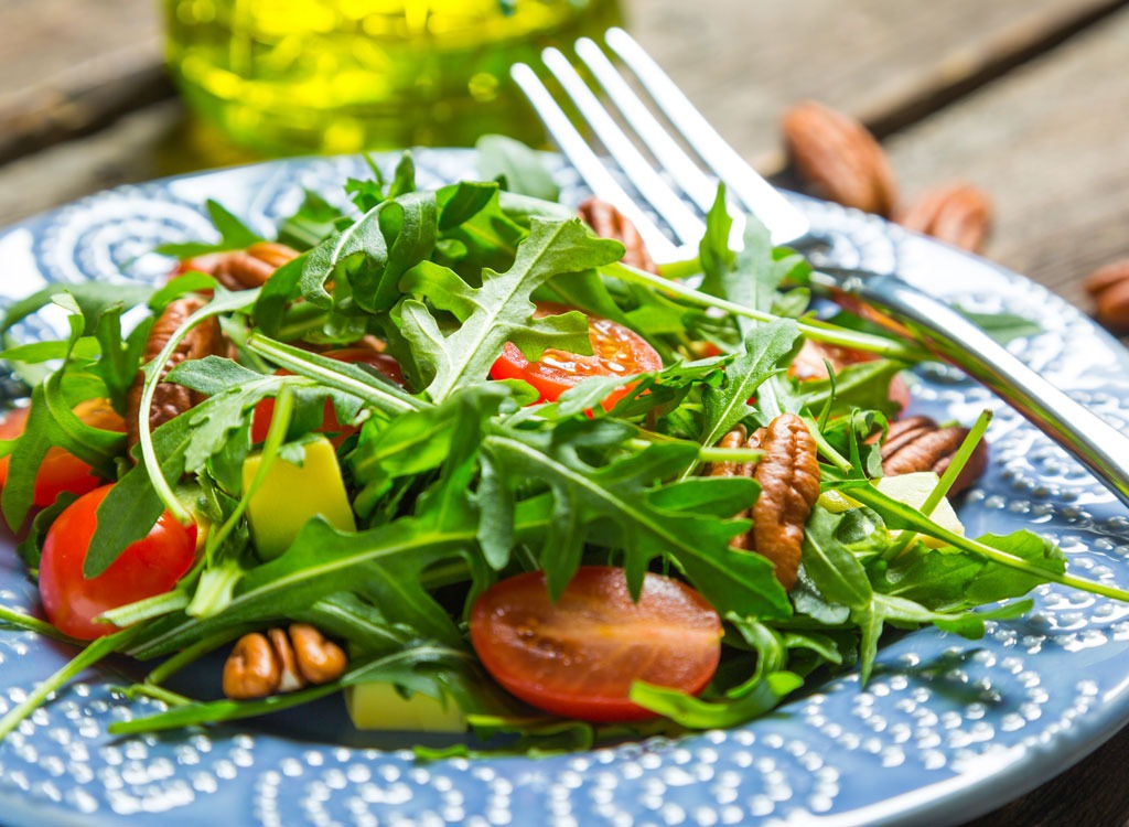 Leafy green salad