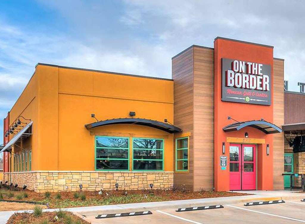 Outside of On The Border restaurant