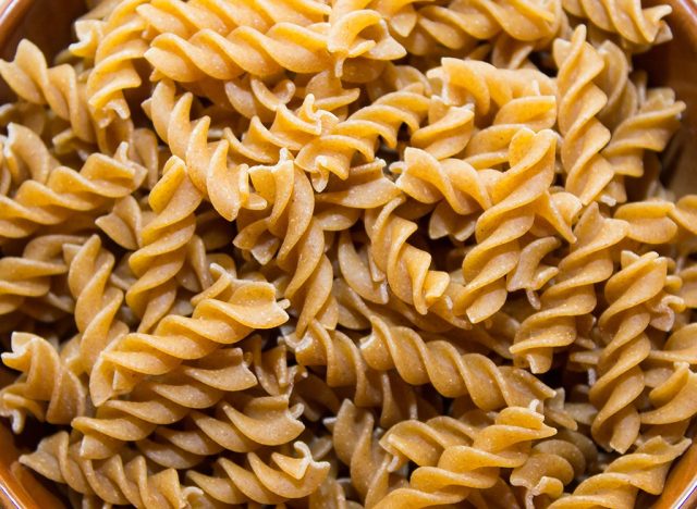 pasta spirals dry