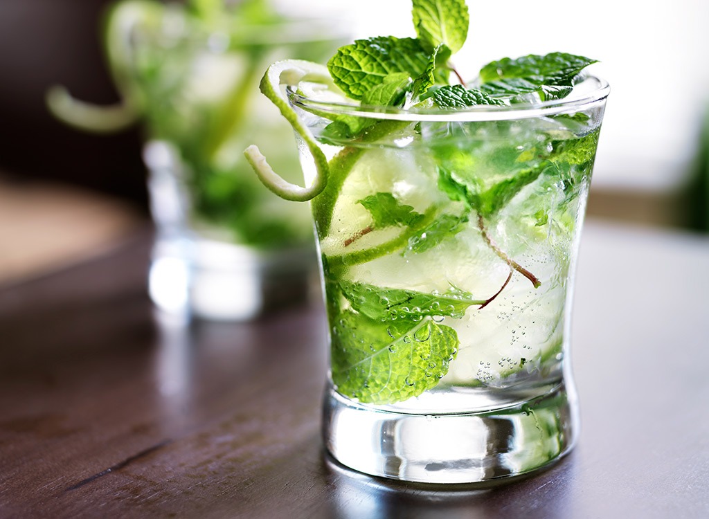 Mojitos - healthy alcoholic drinks