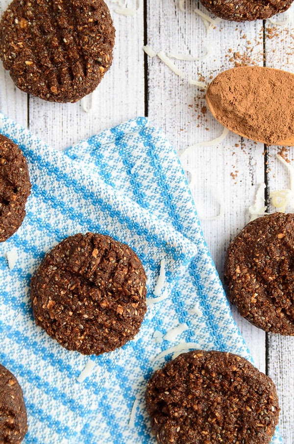 Coconut Chocolate Energy Cookies