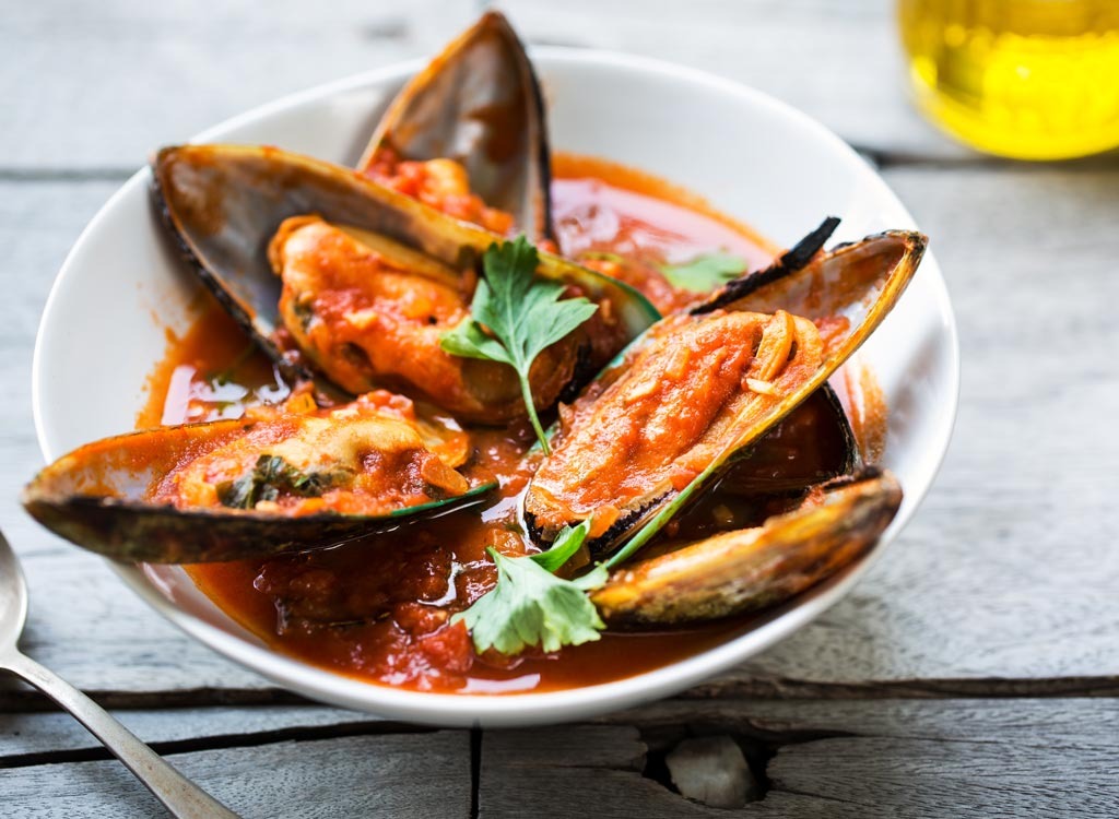 mussels marinara