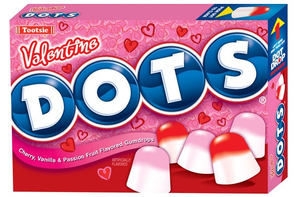 Valentines Candy Ranked dots