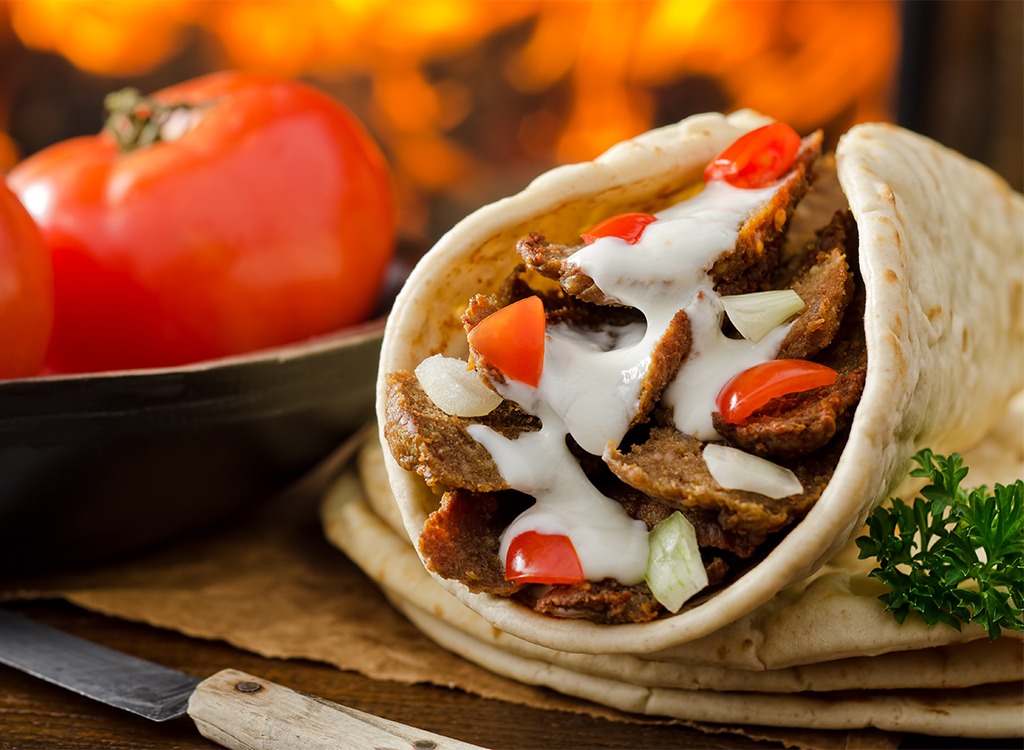 worst middle eastern food - shawarma