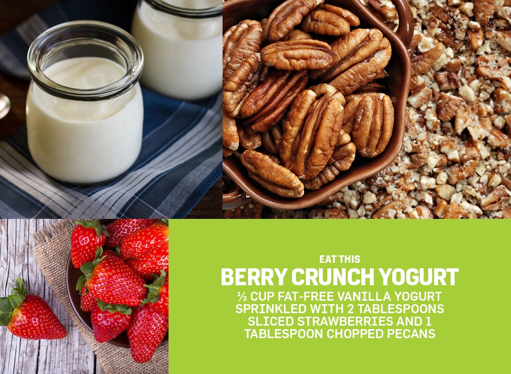 biggest loser snacks berry crunch yogurt