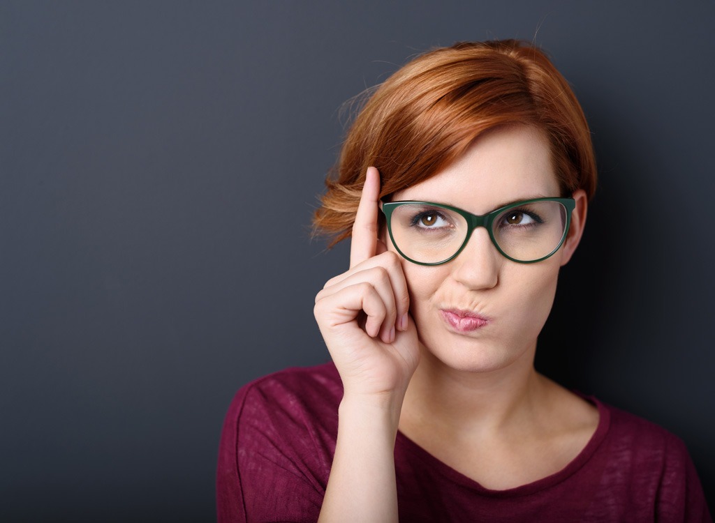 Woman in glasses