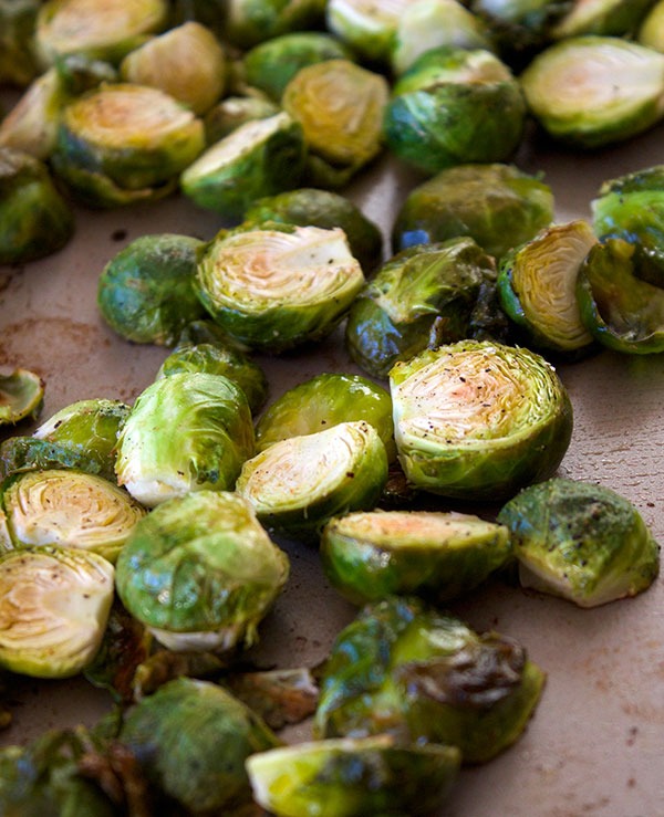 simple sauteed brussels sprouts