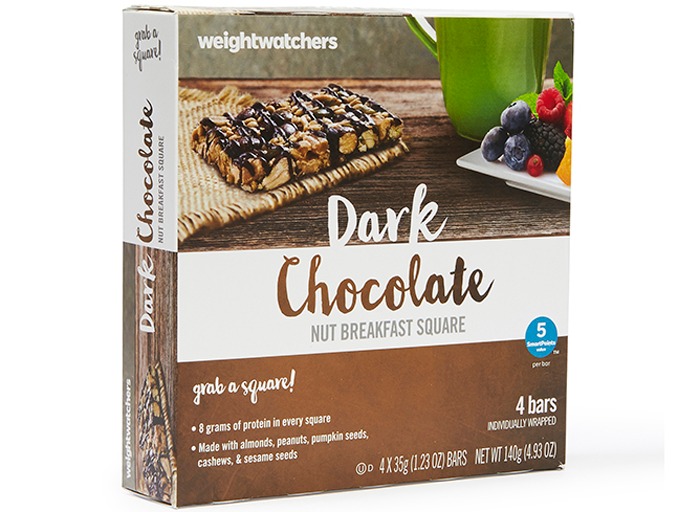 Weight watchers Dark Chocolate Nut Breakfast Square