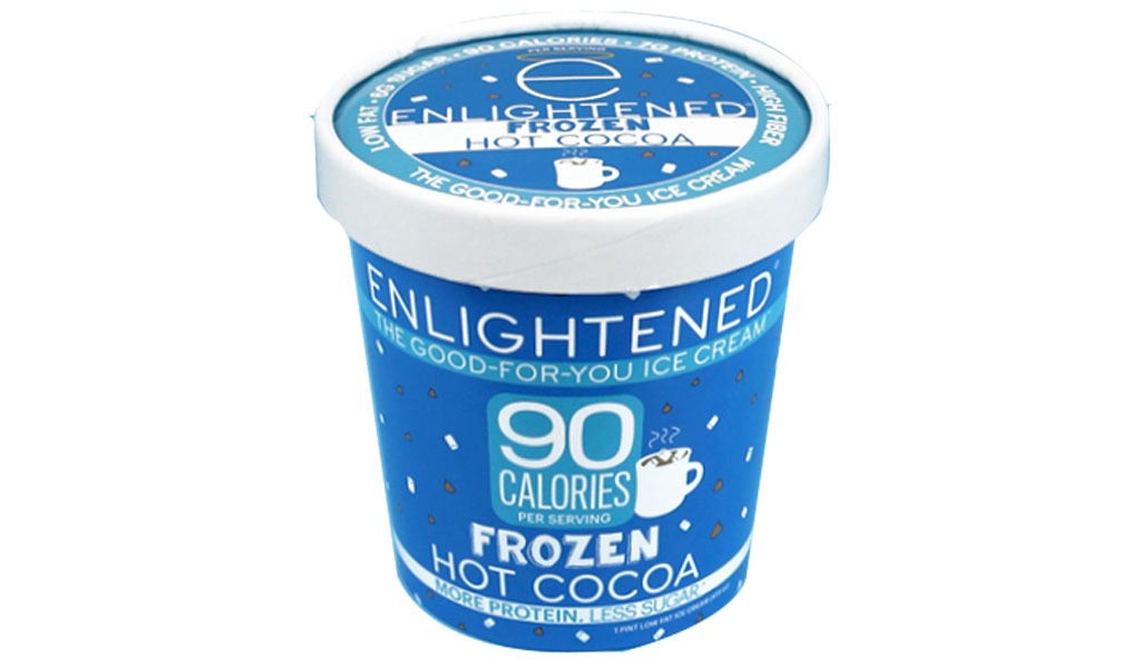 Enlightened frozen hot cocoa