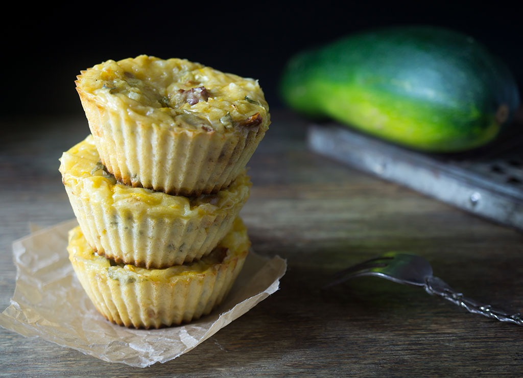 zucchini and turkey egg muffins