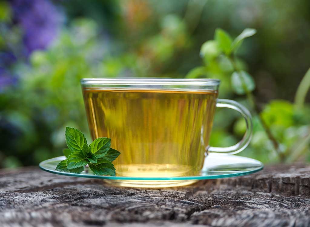 peppermint tea cup