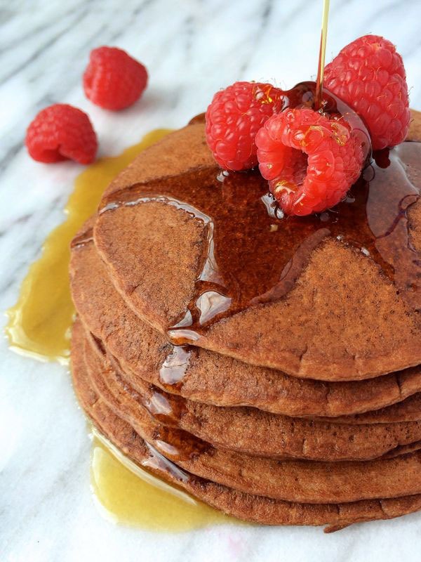 chocolate peanut butter protein pancakes recipe