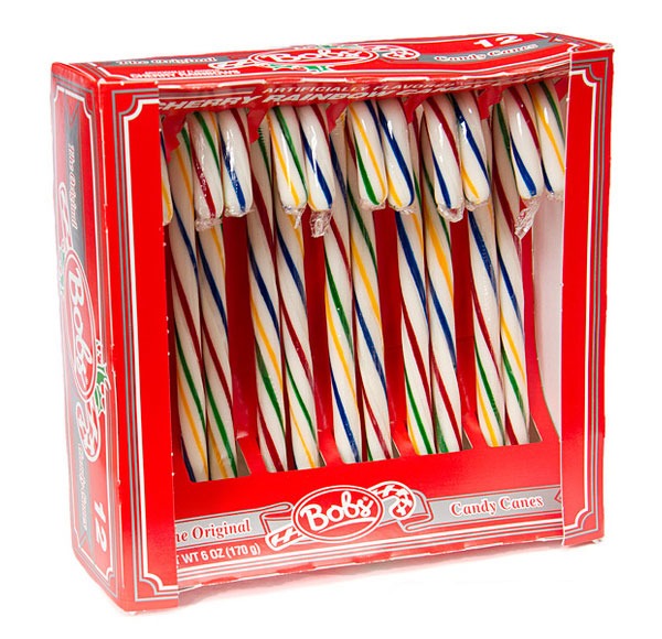 BOBS CHERRY RAINBOW CANDY CANES