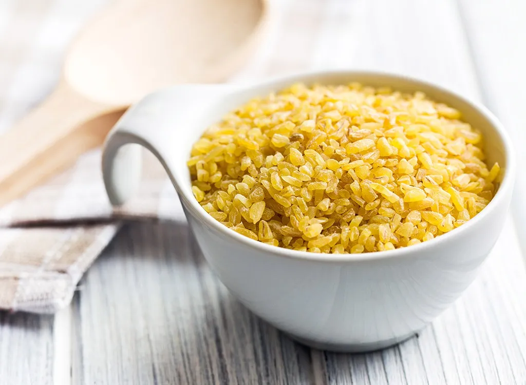 Bowl of bulgur wheat