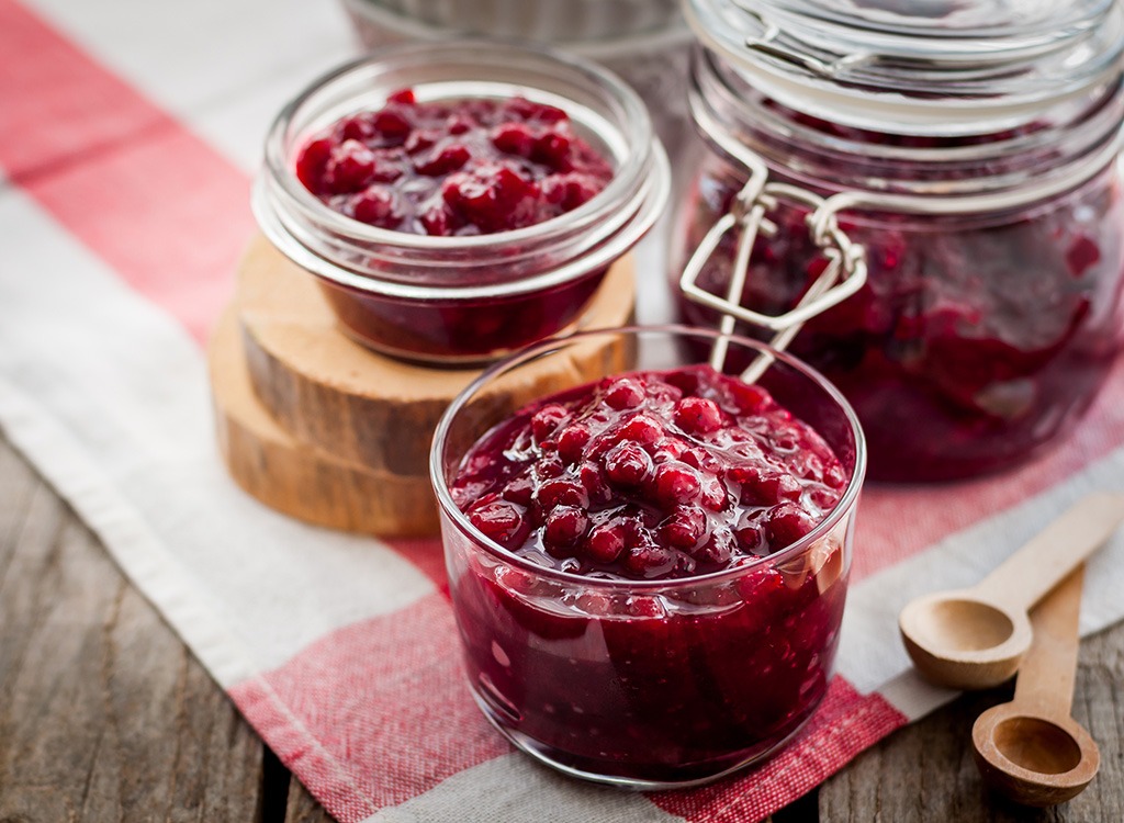 Christmas dishes fresh cranberry sauce