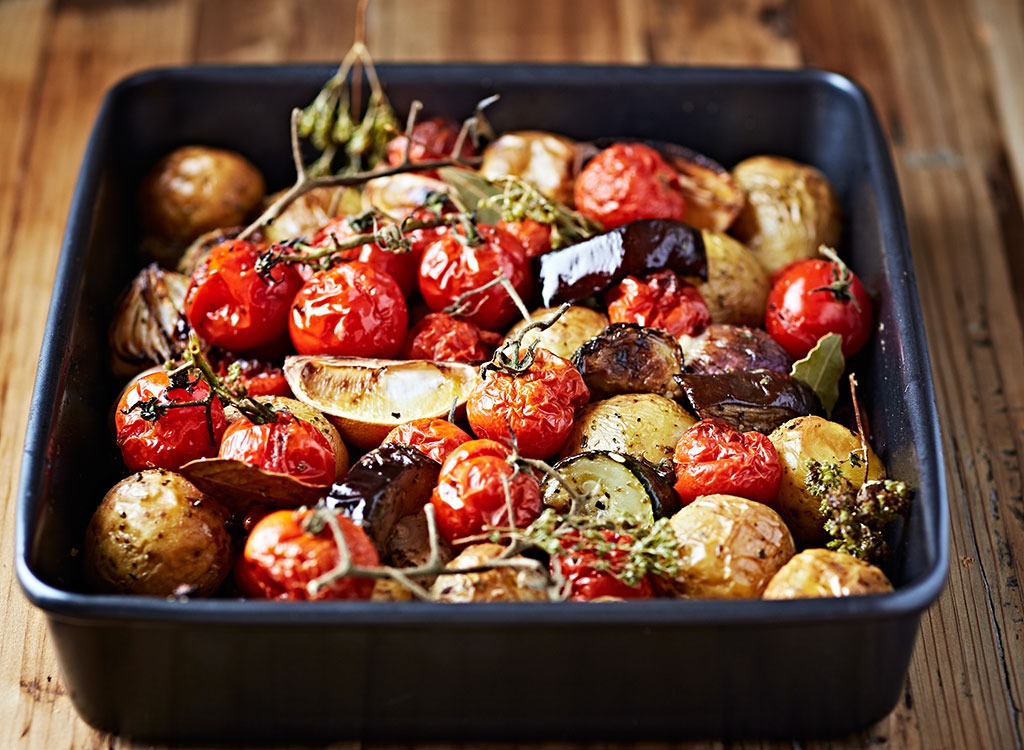 Oregano roasted vegetables