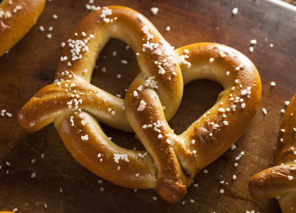 soft salted pretzel