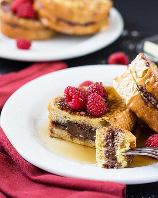 nutella stuffed french toast