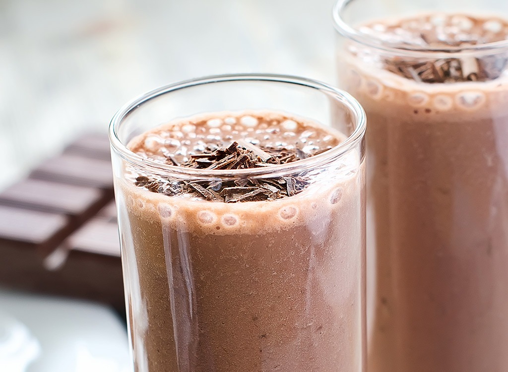 Food for runners chocolate milk