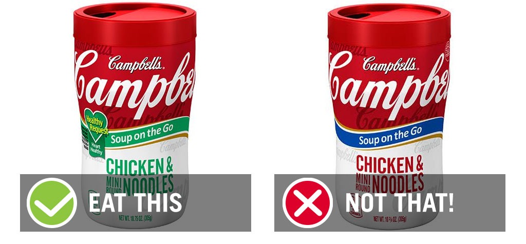 Canned soup