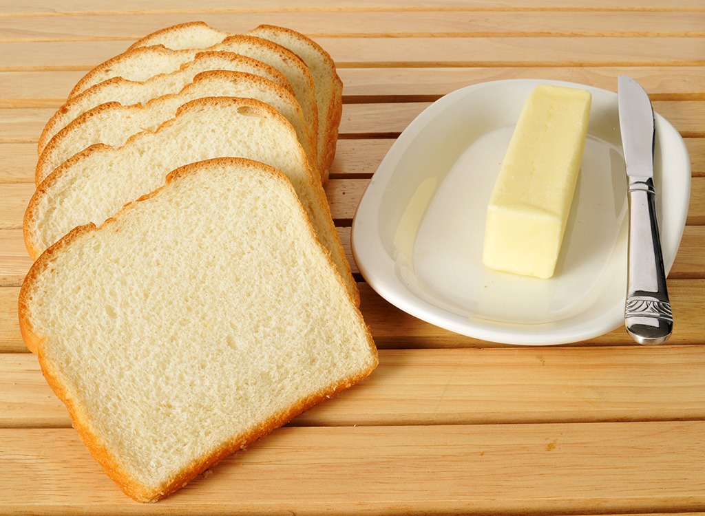 white bread and butter