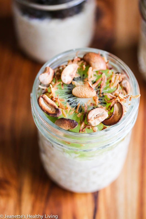 KIWI COCONUT CASHEW OVERNIGHT OATMEAL