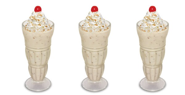 Steak n Shake Regular Salted Caramel Pretzel Specialty Milkshake