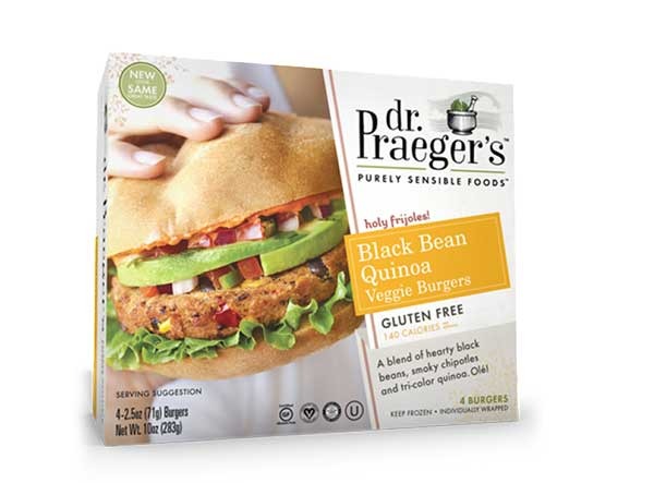 Dr. Praeger's Sensible Foods Black Bean Quinoa and Veggie Burger