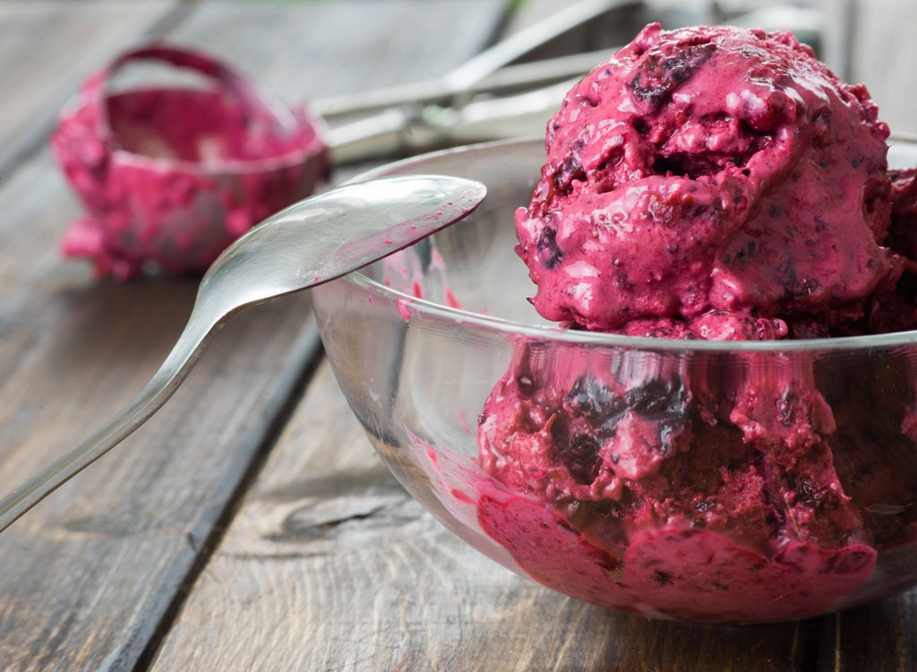 frozen fruit sorbet