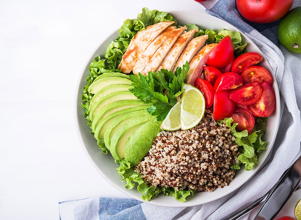 Chicken avocado salad