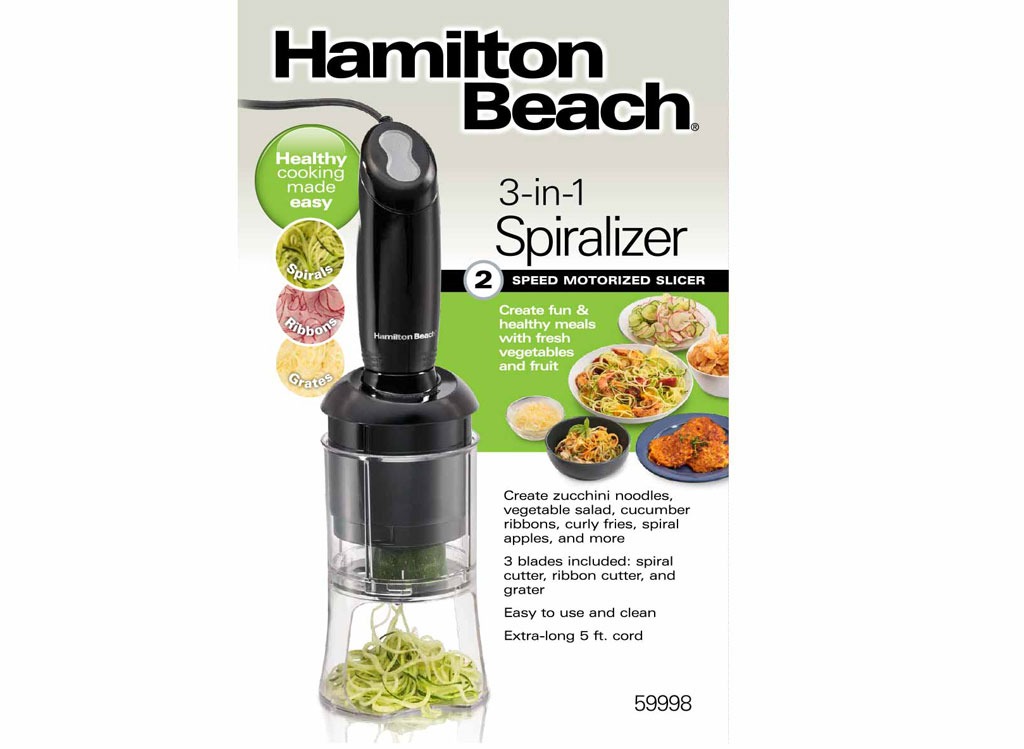 3-in-1 spiralizer by hamilton beach