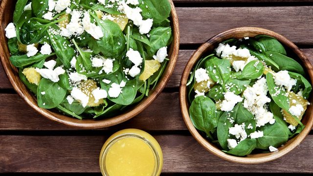 Spinach and feta salad