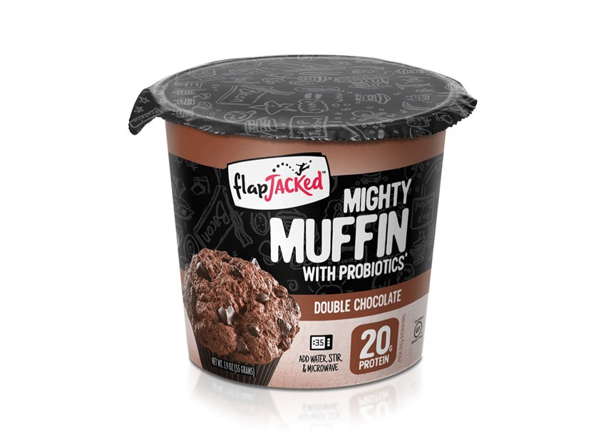 flap jacked double chocolate mighty muffin