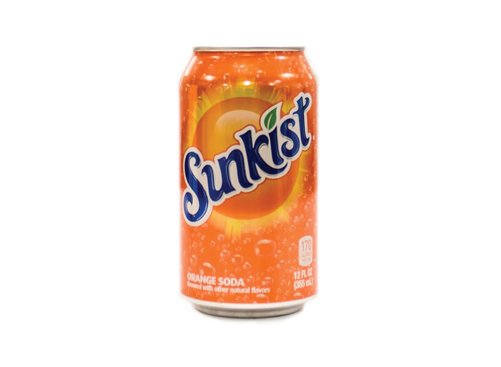can of sunkist orange soda