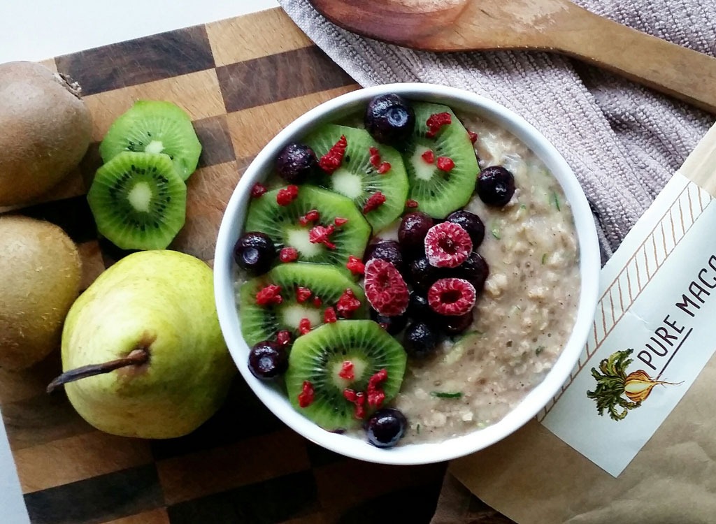Oatmeal and fruit