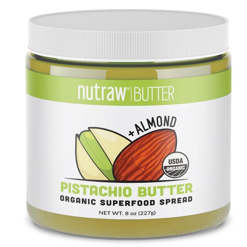 nutrawbar 100% raw pistachio + almond butter