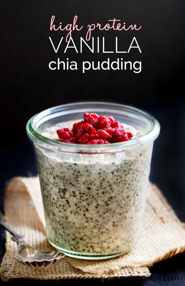 High Protein Vegetarian Meals High Protein Chia Pudding