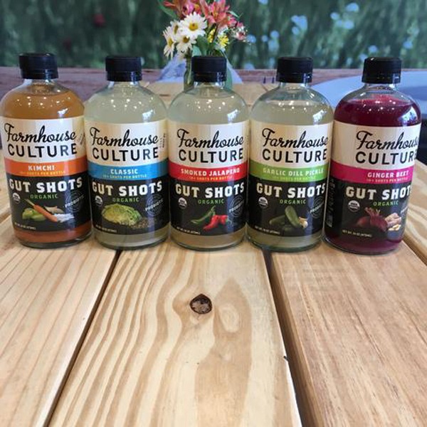 farmhouse gut shot culture bottles