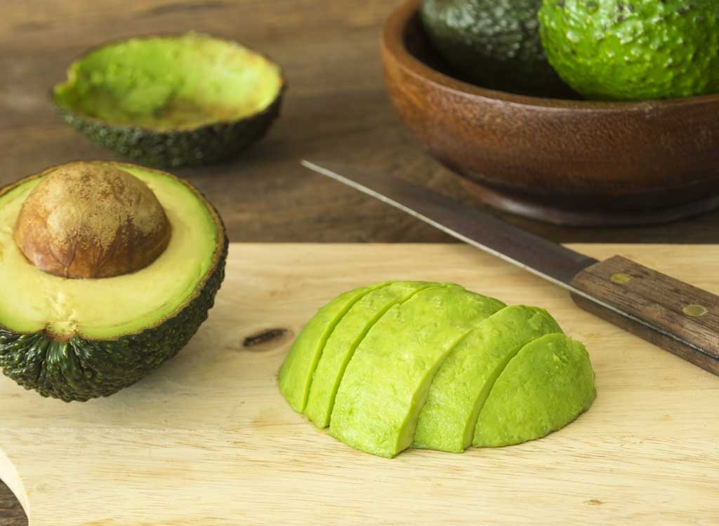 Sliced avocado - foods for energy