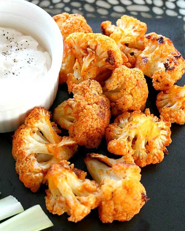 cauliflower buffalo bites