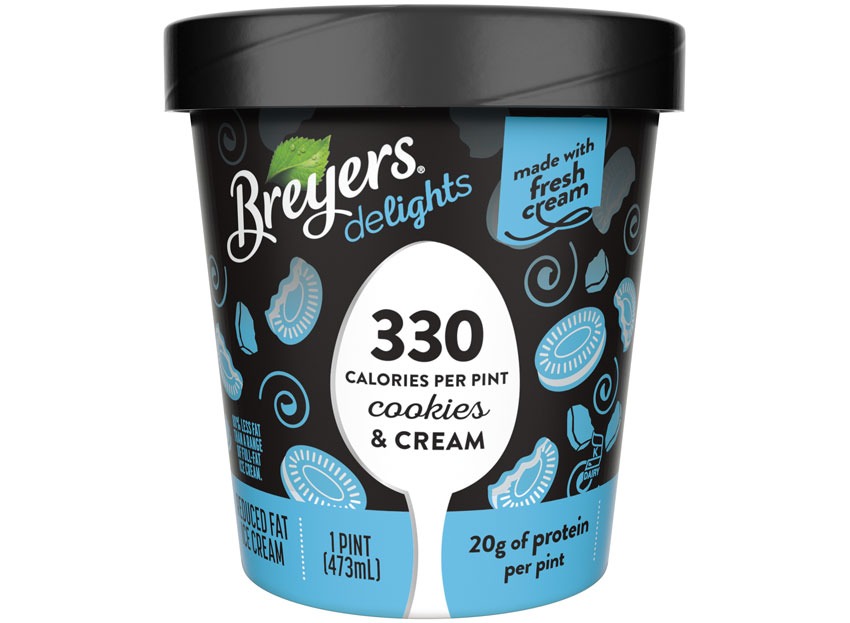 Breyers delights cookies and cream