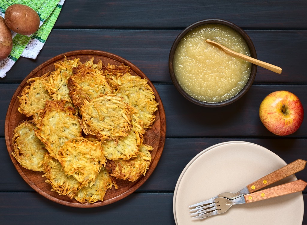 Holiday food potato pancake