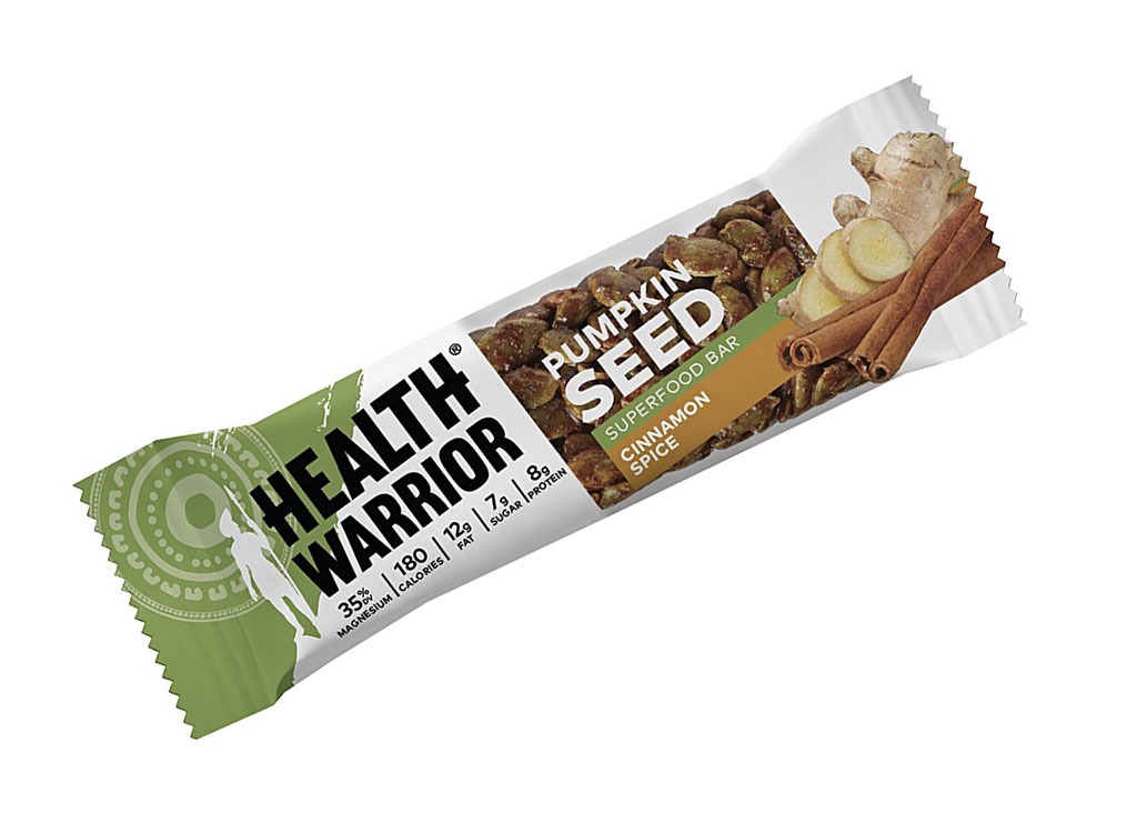 Health warrior cinnamon spice pumpkin seed bar