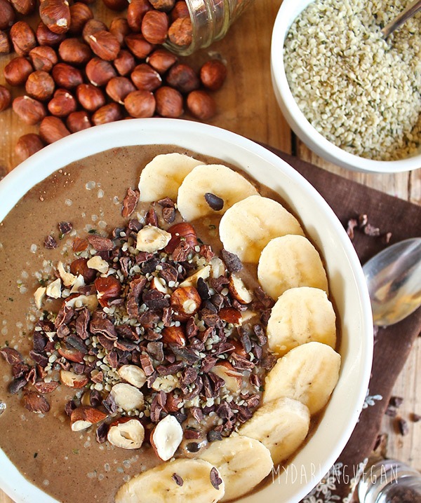 chocolate hazelnut hemp bowl